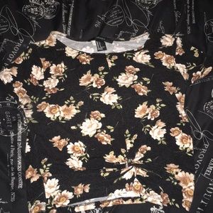 Black crop top from Forever 21